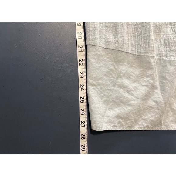 Cynthia Rowley Linen ablene Light Blue Textured Blouse 2X Lightweight Lagenlook - Picture 3 of 10